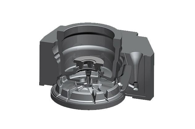 重力鑄造輪轂模具